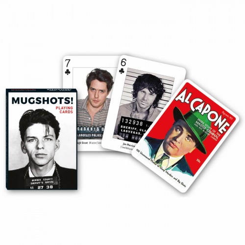 Carti de joc de colectie Piatnik, cu tema "Mugshots"